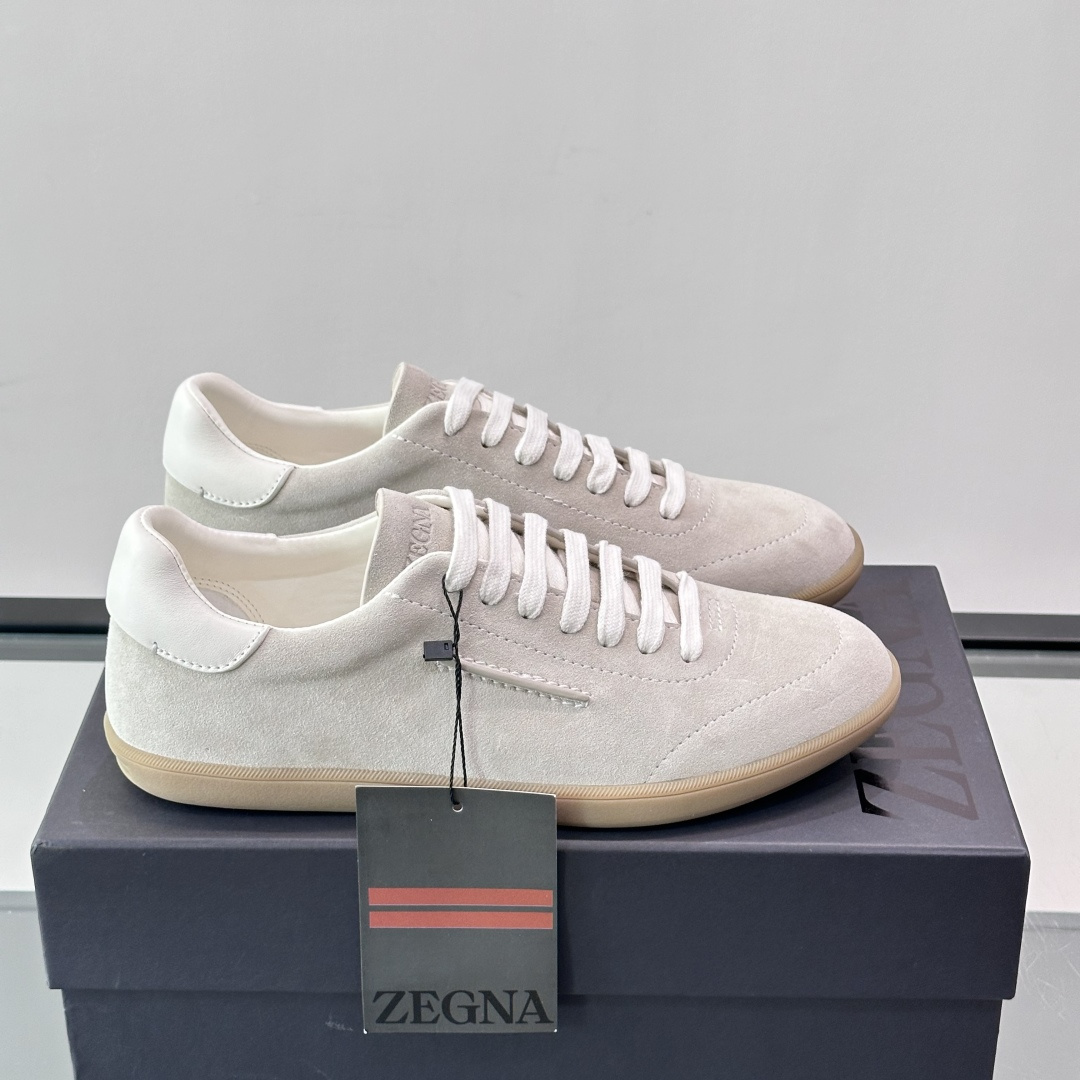 232 SUEDE SNEAKERS WHITE LEATHER, photo 2