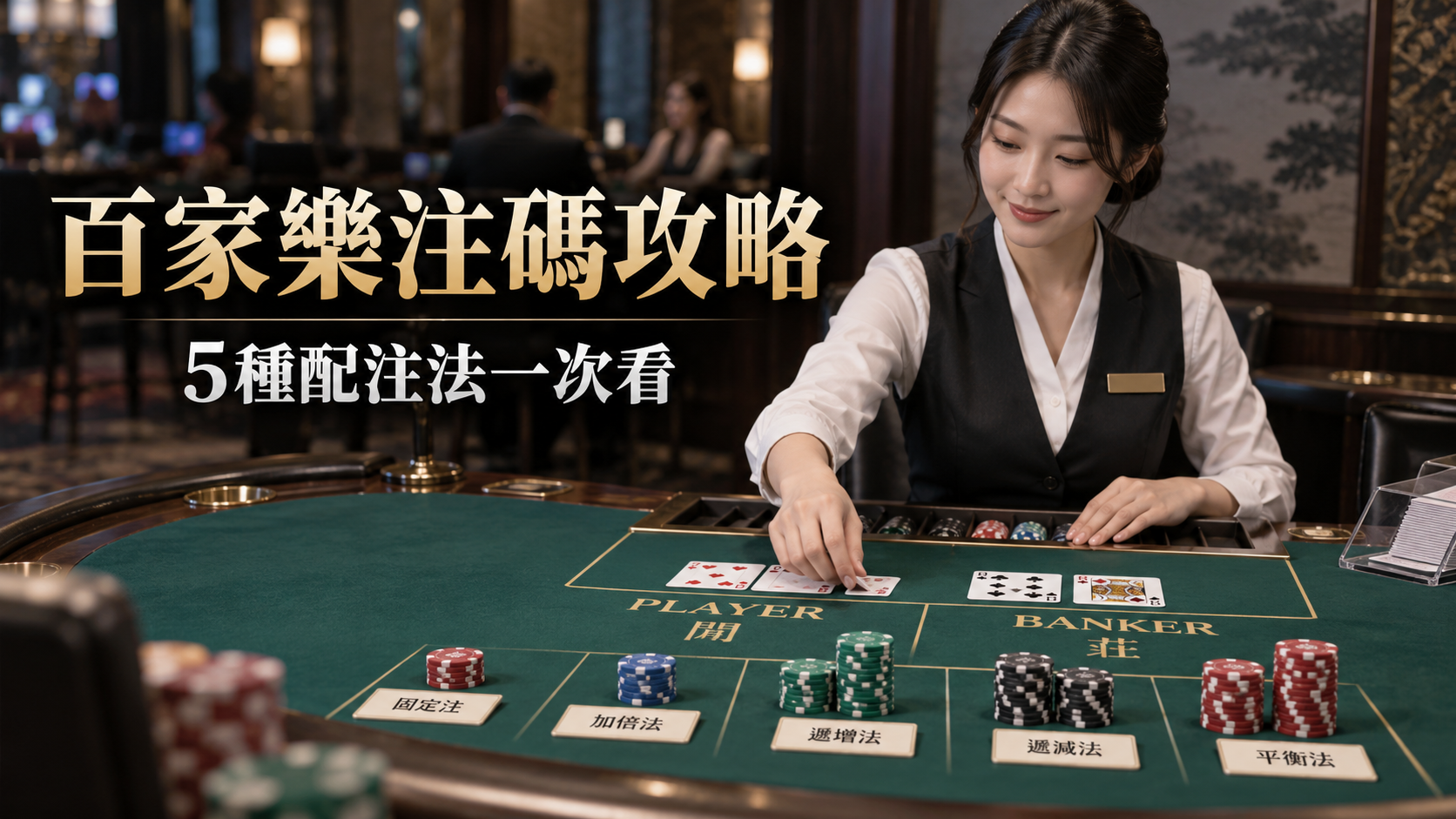 百家樂注碼攻略：5種配注法怎麼打？差異、用法與風險一次看！