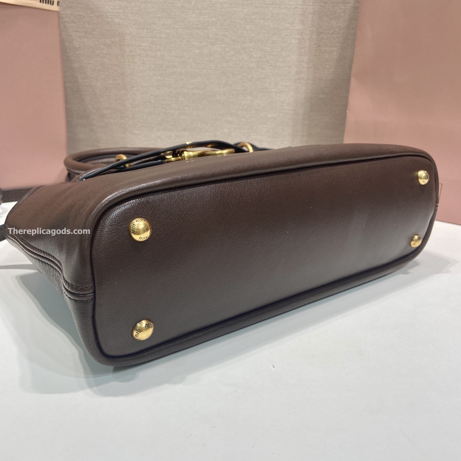 AVENTURE BAG DARK BROWN NAPPA LEATHER