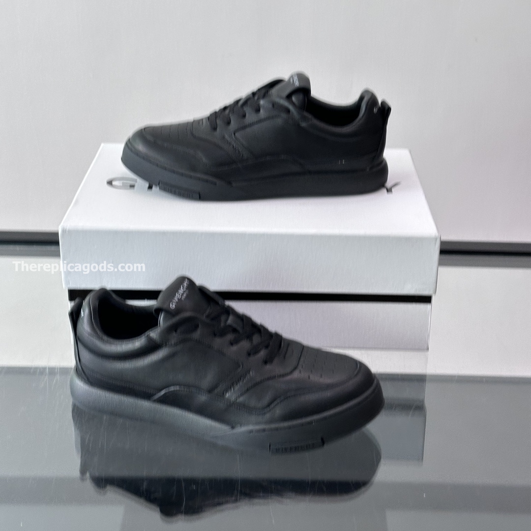 YARD SNEAKERS BLACK LEATHER - GVC158