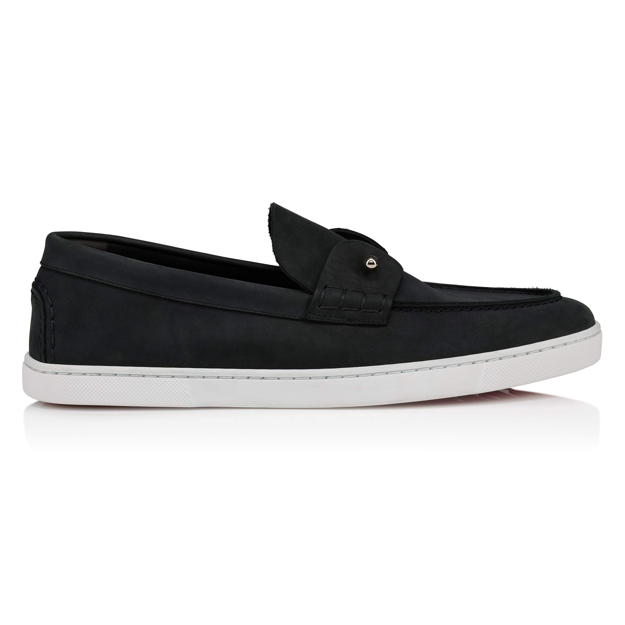 CHAMBELIBOAT BOAT SHOES IN BLACK - CL169
