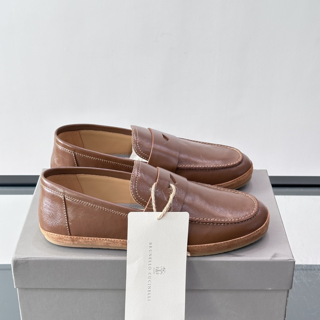 PENNY LOAFERS IN BROWN, photo 2