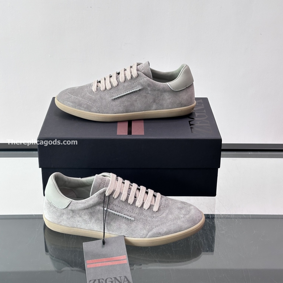 232 SUEDE SNEAKERS GREY LEATHER