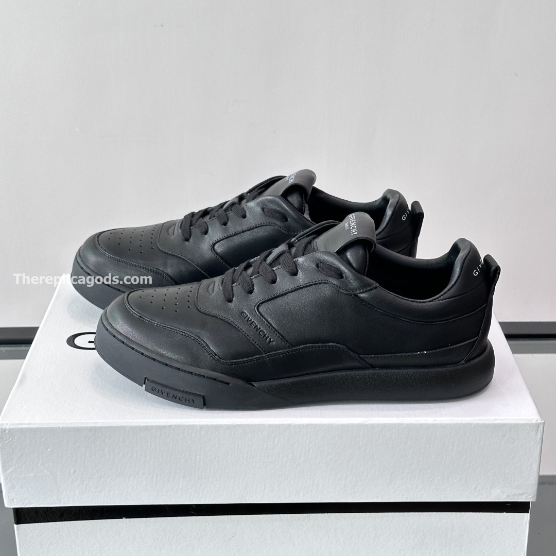 YARD SNEAKERS BLACK LEATHER - GVC158