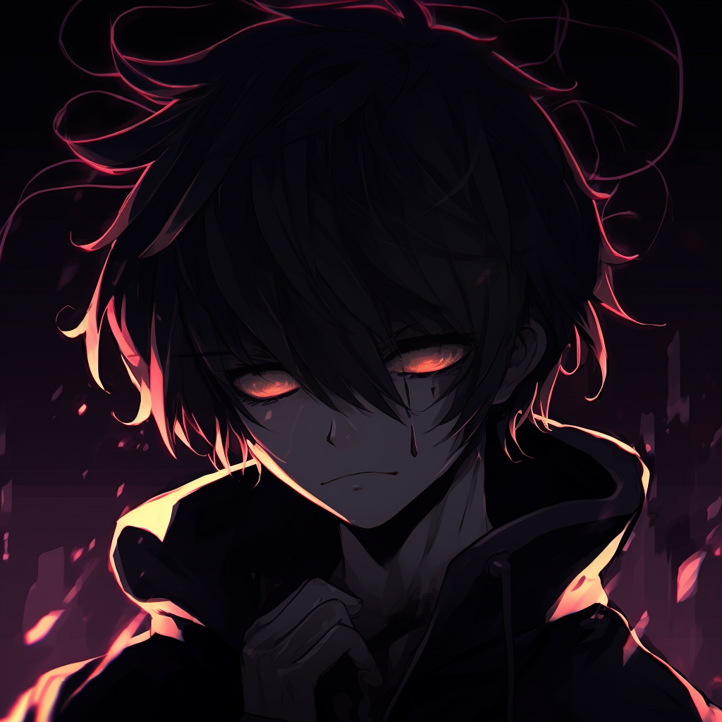 Shadowy Anime Character - unique black pfp anime - Image Chest - Free ...