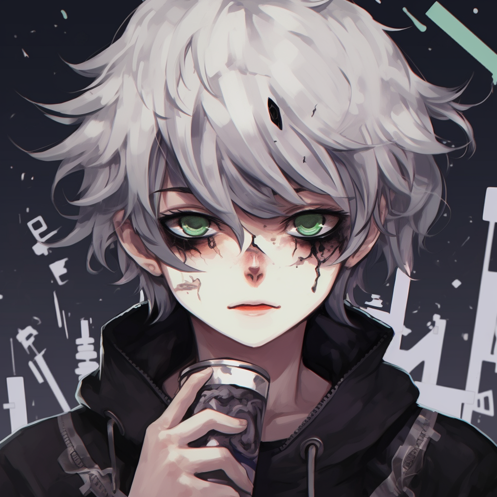 Emo Anime Boy with Red Eyes - emo pfp anime boys display - Image Chest ...