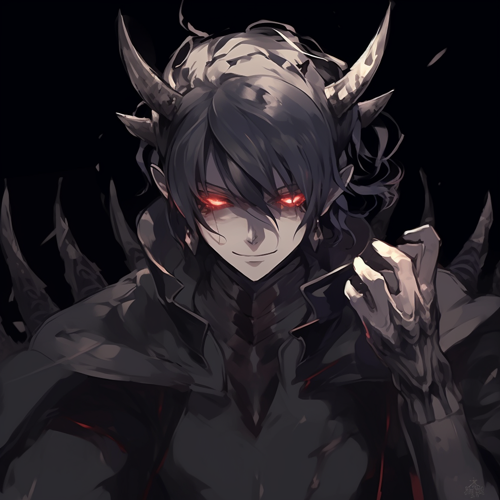 Full View of Demon King - unique demonic anime pfp - Image Chest - Free ...