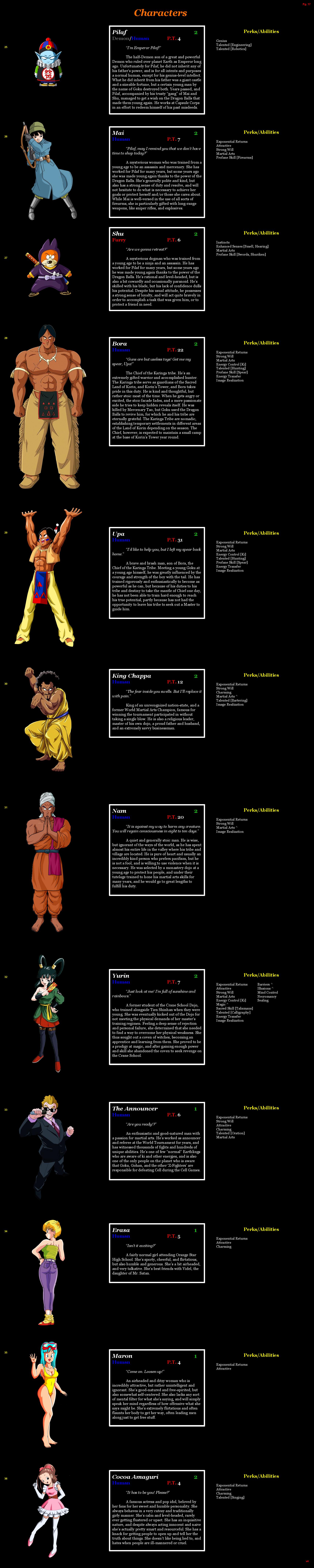 Dragon Ball CYOA v4 - Image Chest - Free Image Hosting And Sharing Made ...