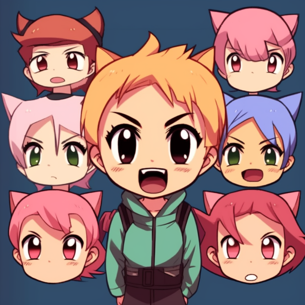 Image For Post | Humorous chibi anime characters, characterized by big heads and small bodies, and vibrant and sharp linework. funny animated anime pfps - [Funny Anime PFP Gallery](https://hero.page/pfp/funny-anime-pfp-gallery)