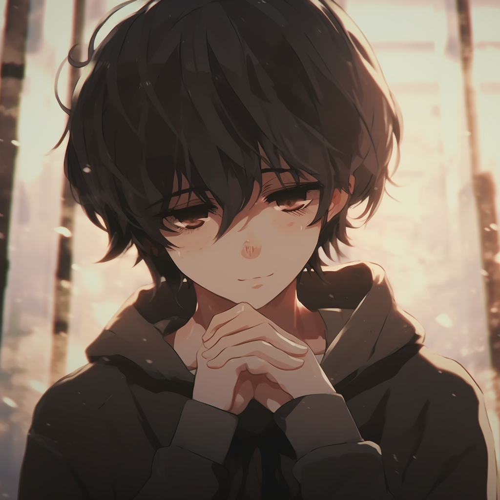 Image For Post | Mysterious anime boy with ambiguous expression, dynamic shadows and mid-tones. anime pfp aesthetic boy imagery - [Ultimate Anime PFP Aesthetic](https://hero.page/pfp/ultimate-anime-pfp-aesthetic)