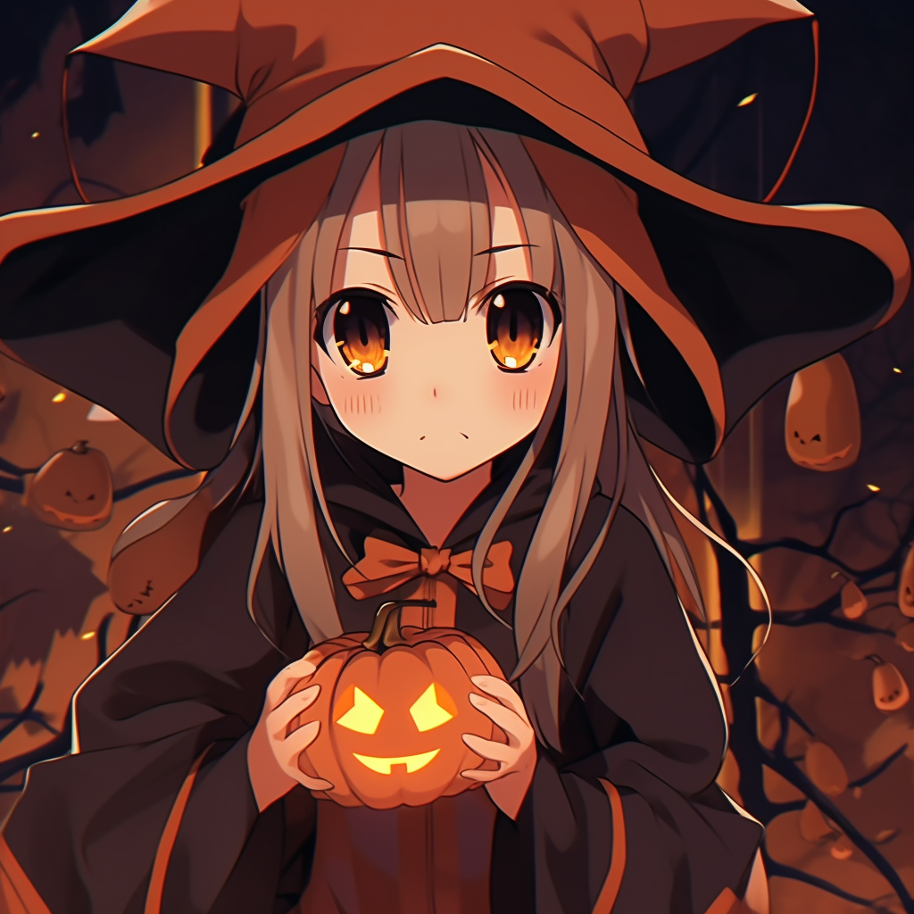 Sad Anime Witch Halloween Wallpapers - Halloween Art Wallpapers