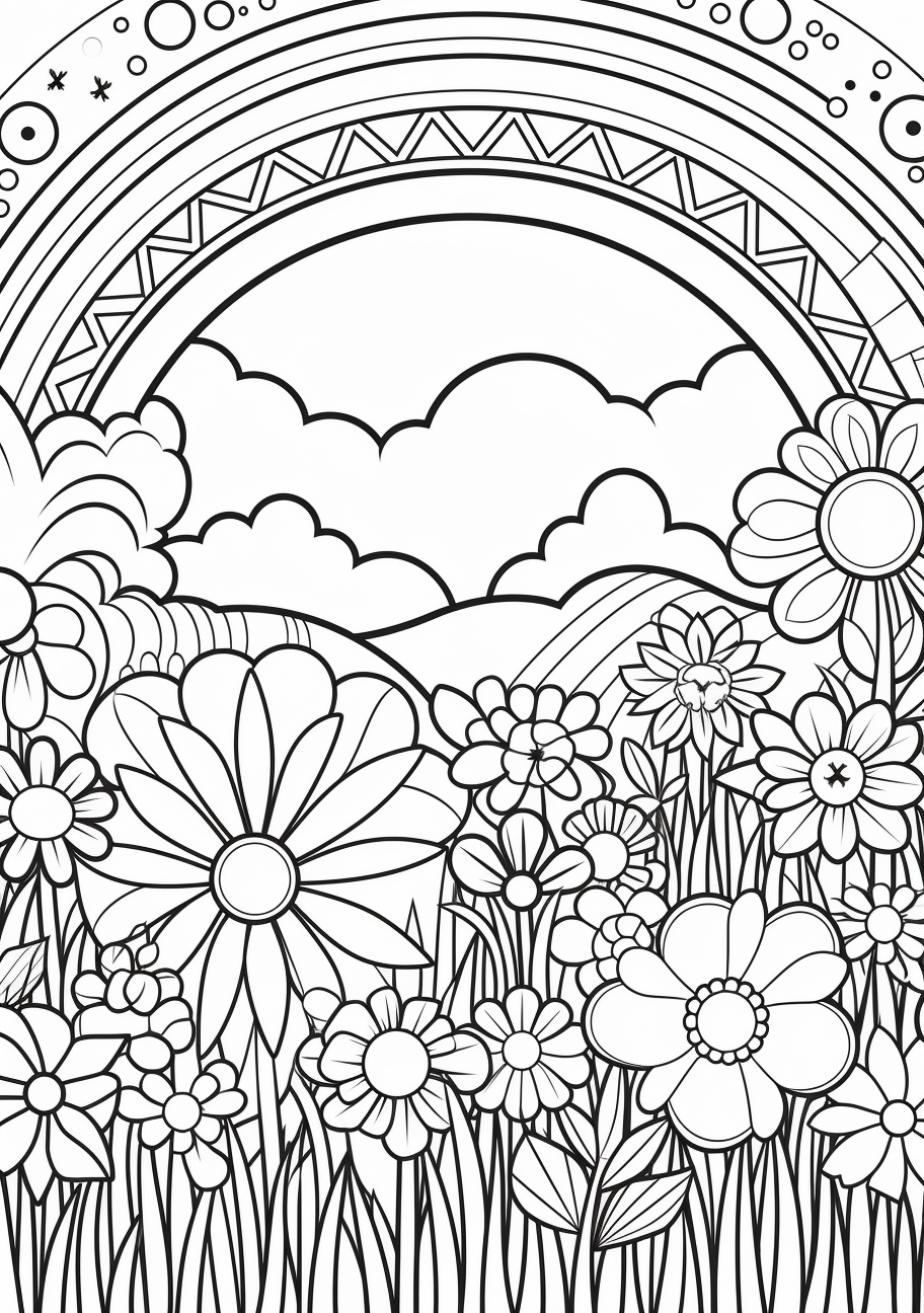 Grassy Gust - Printable Coloring Page - Image Chest - Free Image ...