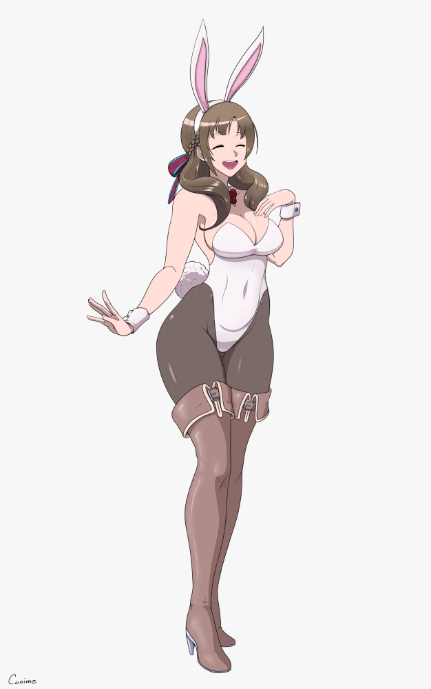 Do You Love Your Mom and Her Bunnysuit With Thigh-High Boots?