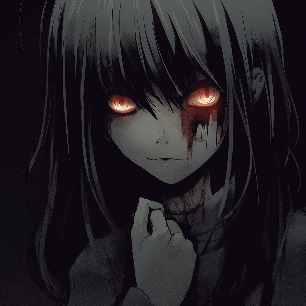 Gloomy Anime Demeanour - creepy scary anime pfp - Image Chest - Free ...
