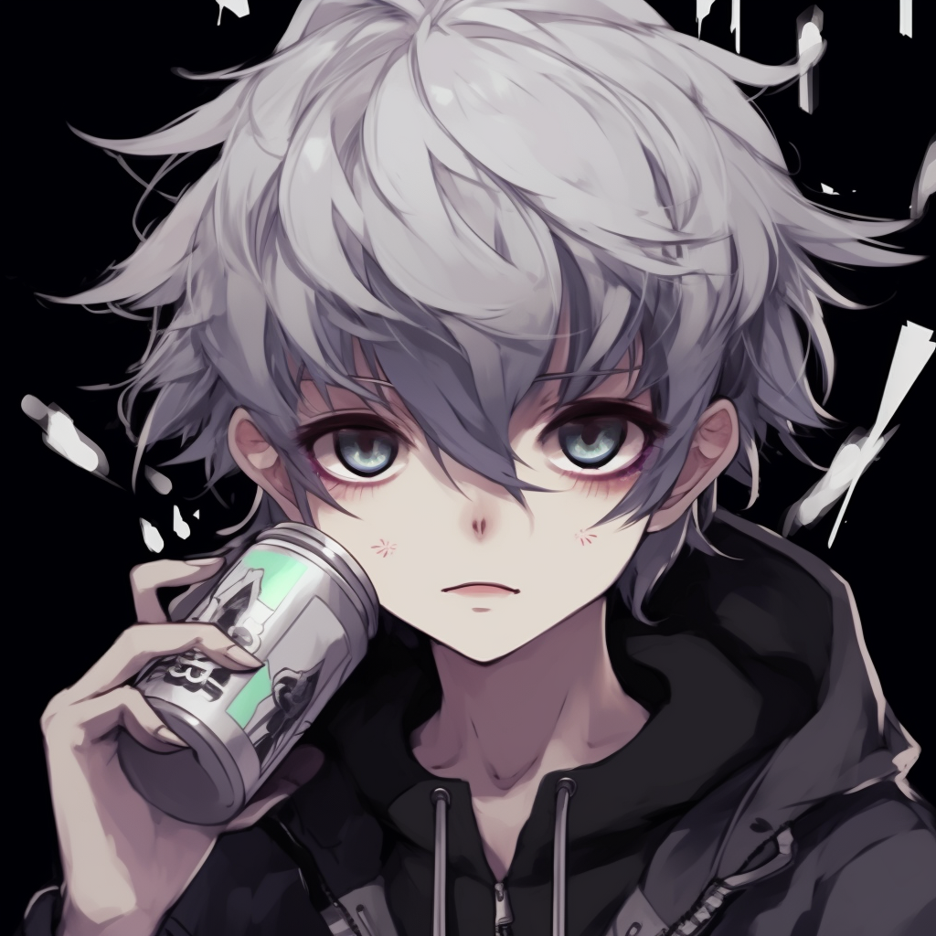 Emo Anime Boy with Red Eyes - emo pfp anime boys display - Image Chest ...