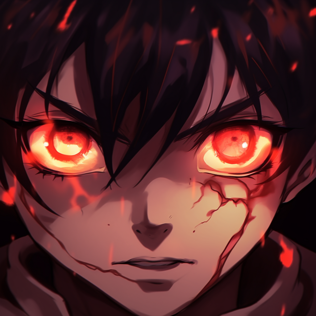 Anime Boy Eyes The Fire Within - unique anime eyes pfp boy
