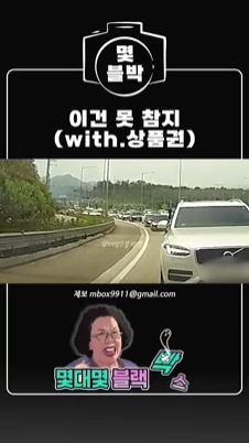 블박) 갓길 얌체 운전자 참교육 질식수비 ㅋㅋ 