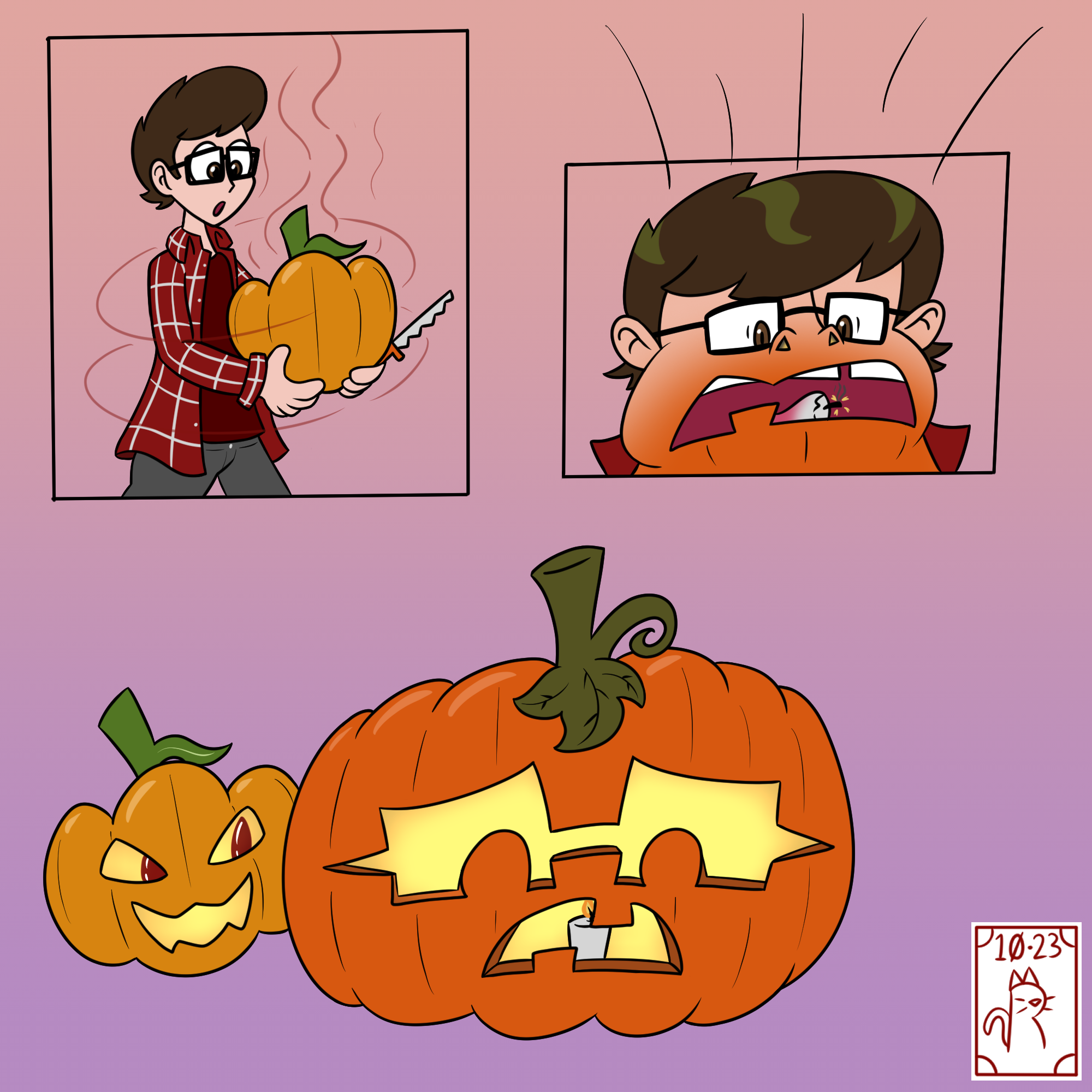 [Inanimate] Crim-O'-Lantern by CrimsonRune : r/Inanimate_TFs