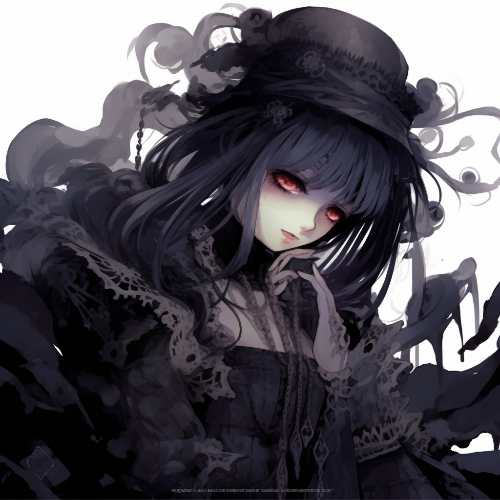Image For Post | Detailed examination of Gothic Lolita's attire from Black Butler, paying close attention to her lace ruffles and intricate dress patterns. popular goth anime characters pfp for discord. - [Goth Anime Girl PFP](https://hero.page/pfp/goth-anime-girl-pfp)