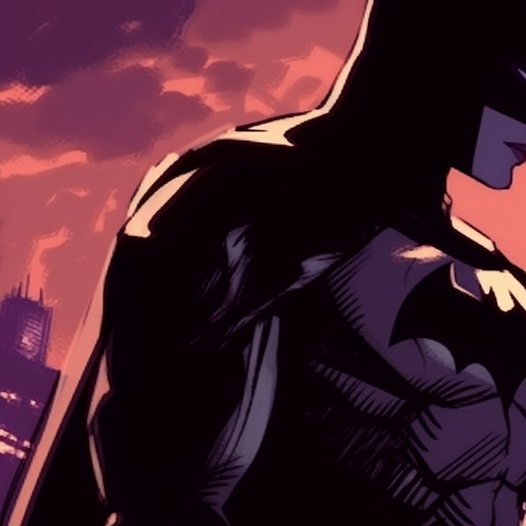 Image For Post | Batman and Catwoman back-to-back, detailed costumes and sparking eyes. batman and catwoman theme for pfp pfp for discord. - [batman and catwoman matching pfp, aesthetic matching pfp ideas](https://hero.page/pfp/batman-and-catwoman-matching-pfp-aesthetic-matching-pfp-ideas)
