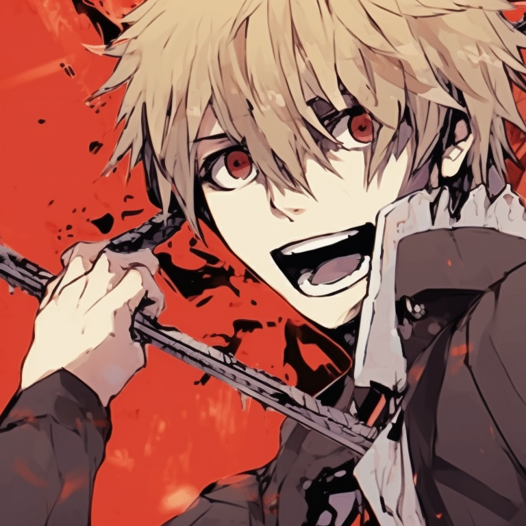 Devil's Glare - chainsaw man themed matching pfp left side - Image ...