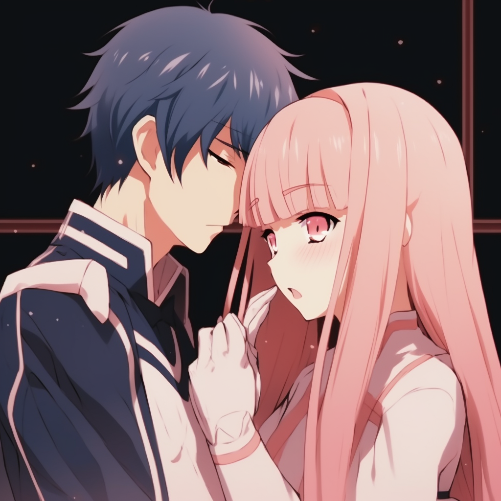 Matching pfp ♡  Anime best friends, Anime, Darling in the franxx