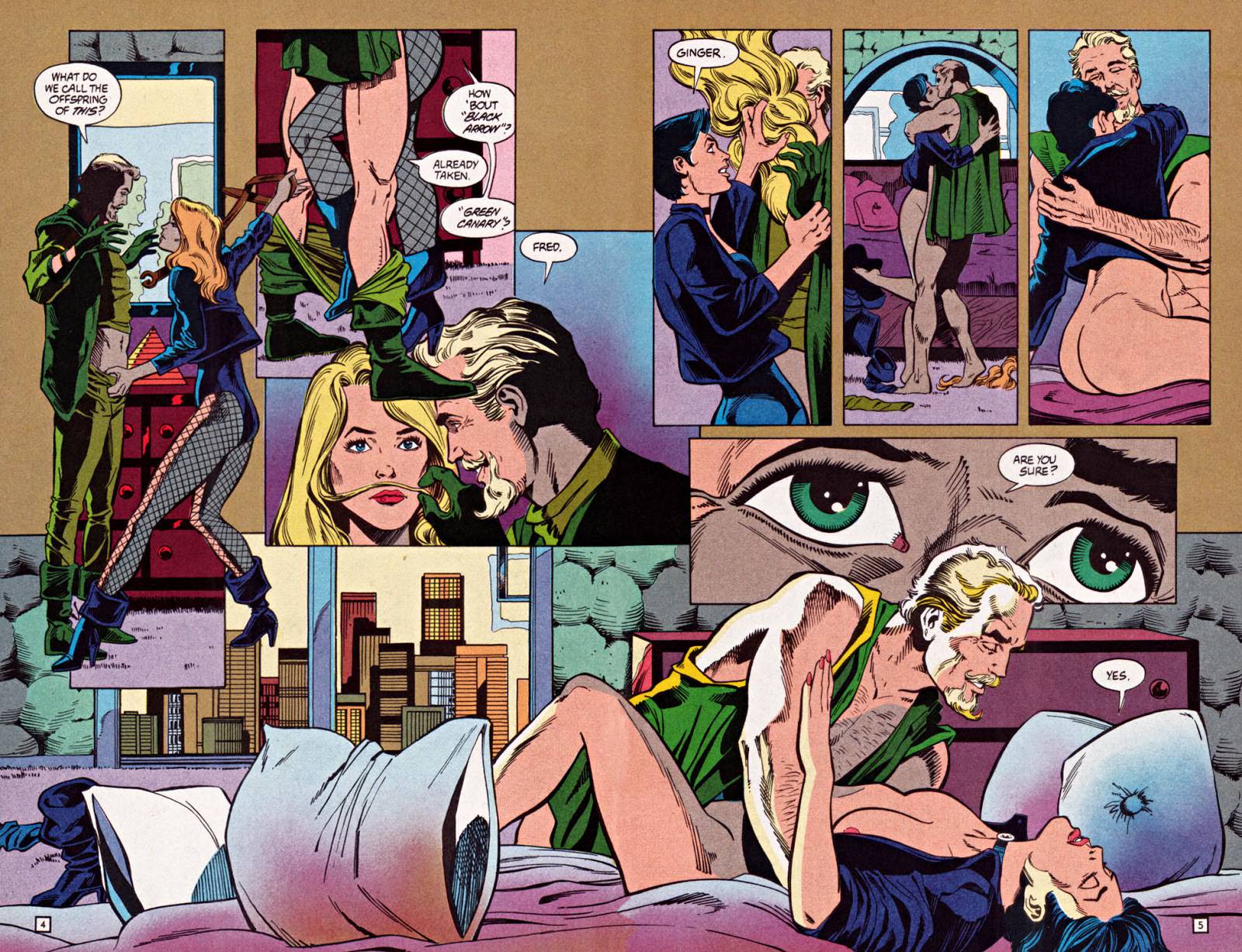 1600px x 1226px - Oliver and Black Canary [Green Arrow #34] : r/ComicPlot