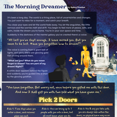 Image For Post The Morning Dreamer (a comfy space whale CYOA) by SpikeyWombat