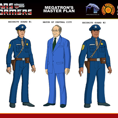 Image For Post | MEGATRON'S MASTER PLAN - Mayor of Central City and his security guards