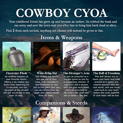 Image For Post Cowboy CYOA by HAL