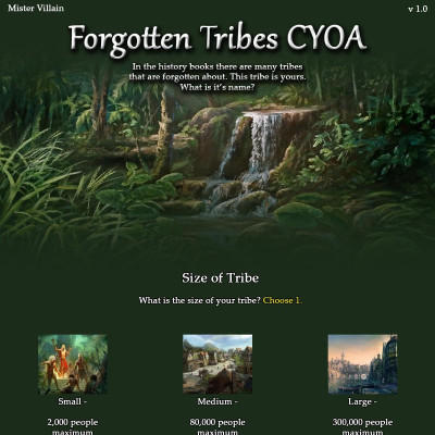 Image For Post Forgotten Tribes CYOA by Mister_Villain