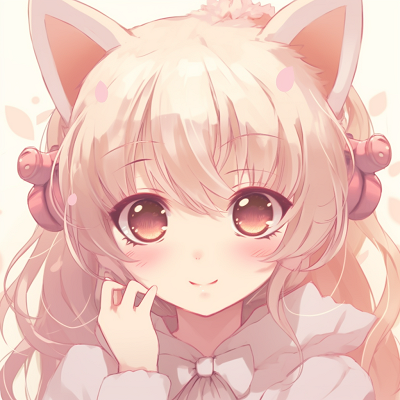 Image For Post | Close-up of kawaii anime girl's smile, showcasing soft shading technique and cheerful aura. uniquely kawaii anime pfp images - [kawaii anime pfp universe](https://hero.page/pfp/kawaii-anime-pfp-universe)