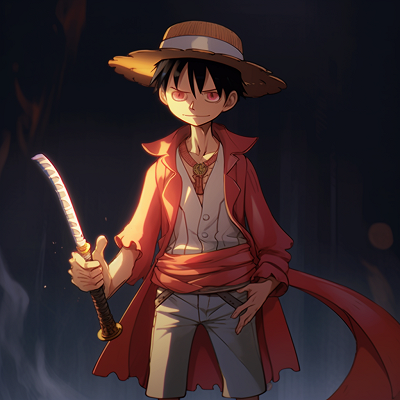 Image For Post | A still of Luffy caught mid-stride, fluid lines and contrasting colors. discord specific animated pfp creators - [Best Animated PFP Online](https://hero.page/pfp/best-animated-pfp-online)