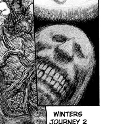 Image For Post | Aesthetic anime & manga PFP for discord, Berserk, Winter Journey (2) - 188, Page 1, Chapter 188. 1:1 square ratio. Aesthetic pfps dark, color & black and white. - [Anime Manga PFPs Berserk, Chapters 142](https://hero.page/pfp/anime-manga-pfps-berserk-chapters-142-191-aesthetic-pfps)