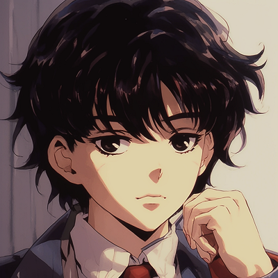 Image For Post | Charming anime boy with a cool smirk, detailed facial expressions and softer color palette typical of 90s anime. vintage 90s anime pfp boy - [90s anime pfp universe](https://hero.page/pfp/90s-anime-pfp-universe)