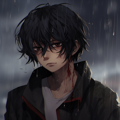 Image For Post | Anime boy with a visibly shattered heart, symbolic imagery and darker tones. anime boy sad pfp - [Sad PFP Anime](https://hero.page/pfp/sad-pfp-anime)