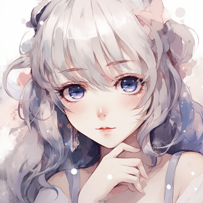 Image For Post | Anime girl with a soft glow effect focused on gentle shading and light pastel colors. anime girl pfp trends anime pfp - [Anime girl pfp](https://hero.page/pfp/anime-girl-pfp)
