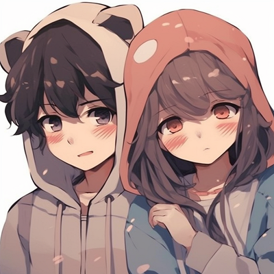 Image For Post | Matching PFPs representing a boy and girl character in tandem, characterized by warm hues and detailed character design. best boy and girl matching anime pfp - [Matching Anime PFP Best Friends Collection](https://hero.page/pfp/matching-anime-pfp-best-friends-collection)