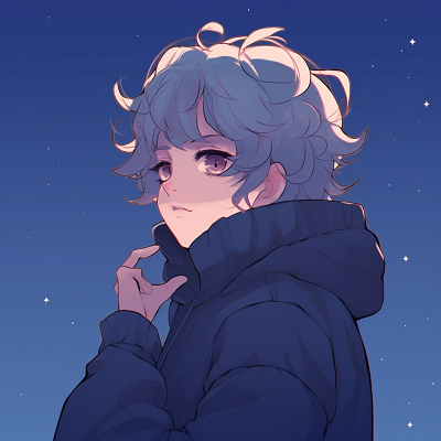 Image For Post | A chill anime character in cool blue hues, soft gradients and gentle linework. modern chill anime pfp - [Chill Anime PFP Universe](https://hero.page/pfp/chill-anime-pfp-universe)