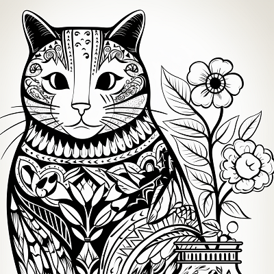 Image For Post Domestic Delight Charming Pets - Printable Coloring Page