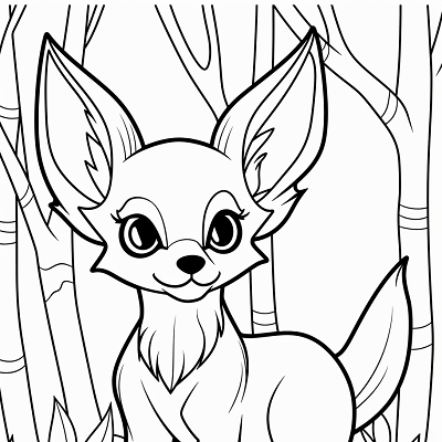 Image For Post | Focused design of a classic Eevee; outlined with simple lines and shapes. printable coloring page, black and white, free download - [Eevee Evolutions Coloring Sheet Pokemon Pages, Adult & Kids Fun](https://hero.page/coloring/eevee-evolutions-coloring-sheet-pokemon-pages-adult-and-kids-fun)