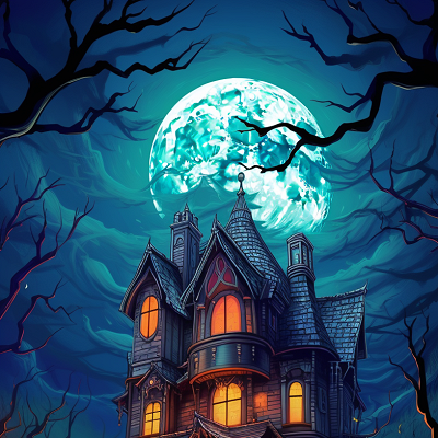 Image For Post Gothic Castle under Moonlight - Wallpaper