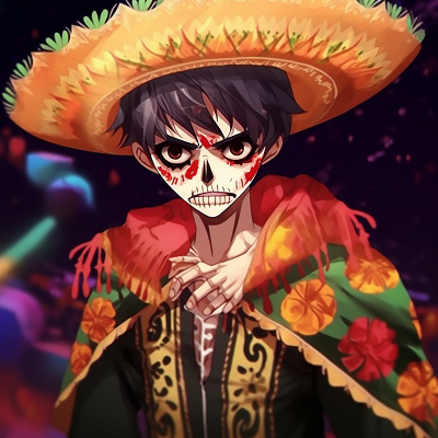 Image For Post | Anime character influenced by Mexican folklore, distinct patterns and traditional dress. mexican anime pfp boys pfp for discord. - [Mexican Anime Pfp Collection](https://hero.page/pfp/mexican-anime-pfp-collection)