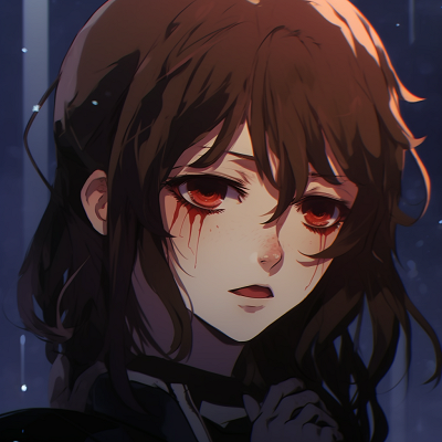 Image For Post | Profile picture of a sorrowful anime character, emphasis on teary eyes and detailed hair strands expressive crying anime pfp pfp for discord. - [Crying Anime PFP](https://hero.page/pfp/crying-anime-pfp)