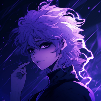 Image For Post | Silhouette of an anime hero at twilight with purple outlines, abstract form and muted tones. aesthetic purple anime pfp pfp for discord. - [Purple Pfp Anime Collection](https://hero.page/pfp/purple-pfp-anime-collection)
