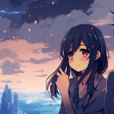 Image For Post | Two characters, starry gazes and cosmic background, serenity encapsulated. ideas for matching pfp for friend pair pfp for discord. - [matching pfp for 2 friends, aesthetic matching pfp ideas](https://hero.page/pfp/matching-pfp-for-2-friends-aesthetic-matching-pfp-ideas)