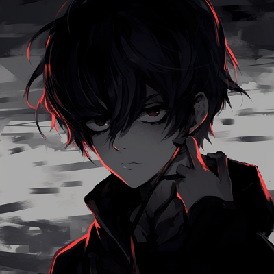 Image For Post | Kaneki Ken from Tokyo Ghoul, monochrome color scheme and sharp lines. best selections of anime pfp guy pfp for discord. - [anime pfp guy](https://hero.page/pfp/anime-pfp-guy)
