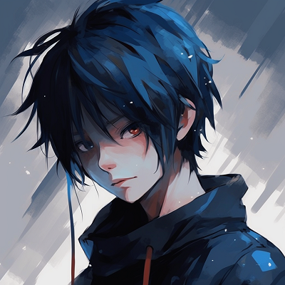 Image For Post | Detailed close-up of Sasuke Uchiha, highlighting facial features and intense tones. anime pfp naruto inspired guys pfp for discord. - [anime pfp guy](https://hero.page/pfp/anime-pfp-guy)