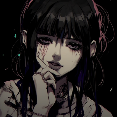 Image For Post | Anime girl with grunge style exuding a rebellious vibe, bold strokes and grainy textures. stunning grunge anime girl aesthetics - [Superior Anime Grunge Pfp](https://hero.page/pfp/superior-anime-grunge-pfp)