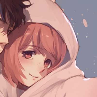 Image For Post | Two characters in cozy clothing, one resting her head on the other's shoulder, muted tones, and relaxed lines. cuddly matching pfp for bf and gf pfp for discord. - [matching pfp for bf and gf, aesthetic matching pfp ideas](https://hero.page/pfp/matching-pfp-for-bf-and-gf-aesthetic-matching-pfp-ideas)